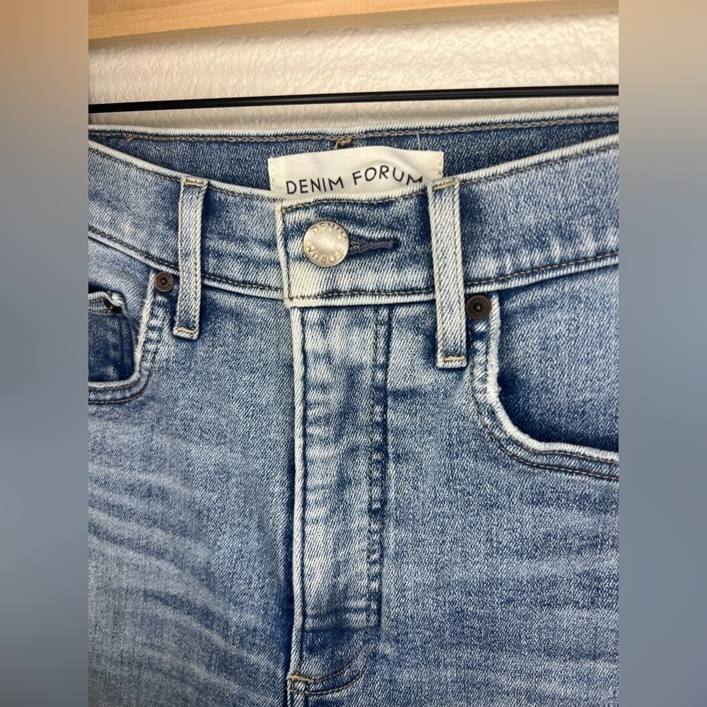 Denim Forum The Lola High Rise Skinny Crop Size 26 - Picture 4 of 11